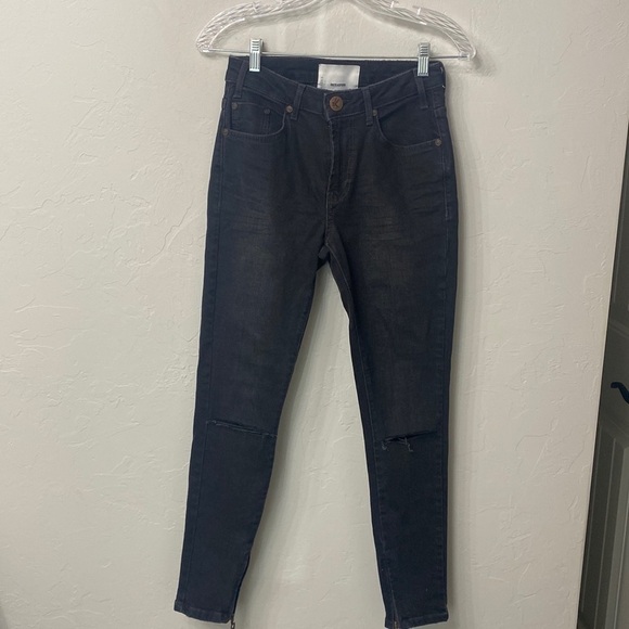 One Teaspoon high waist freebirds black jeans size 24. - Picture 1 of 14